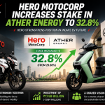 Hero MotoCorp Increases Stake in Ather Energy to 32.8%