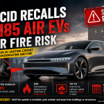 Lucid Recalls 27,185 Air EVs Over Fire Risk