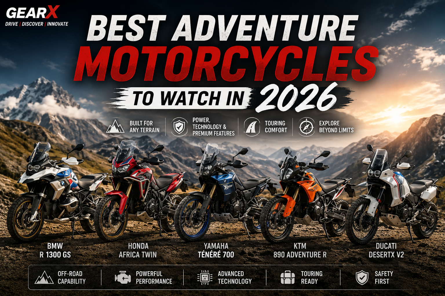 Best Adventure Motorcycles to Watch in 2026